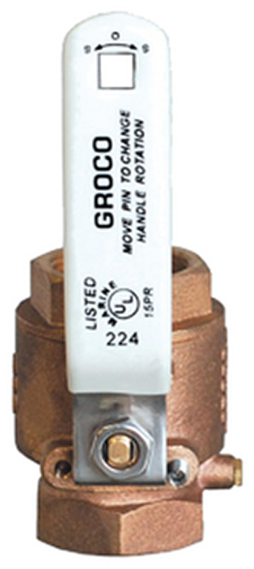 Groco IBV Bronze Full-Flow In-Line Ball Valve