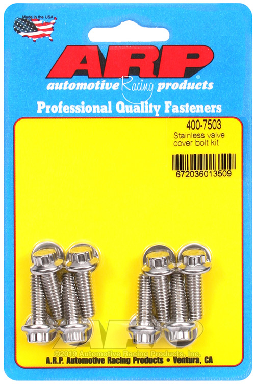 Valve Cover Bolt Kit, Hex Bolt Kit, 1/4-20