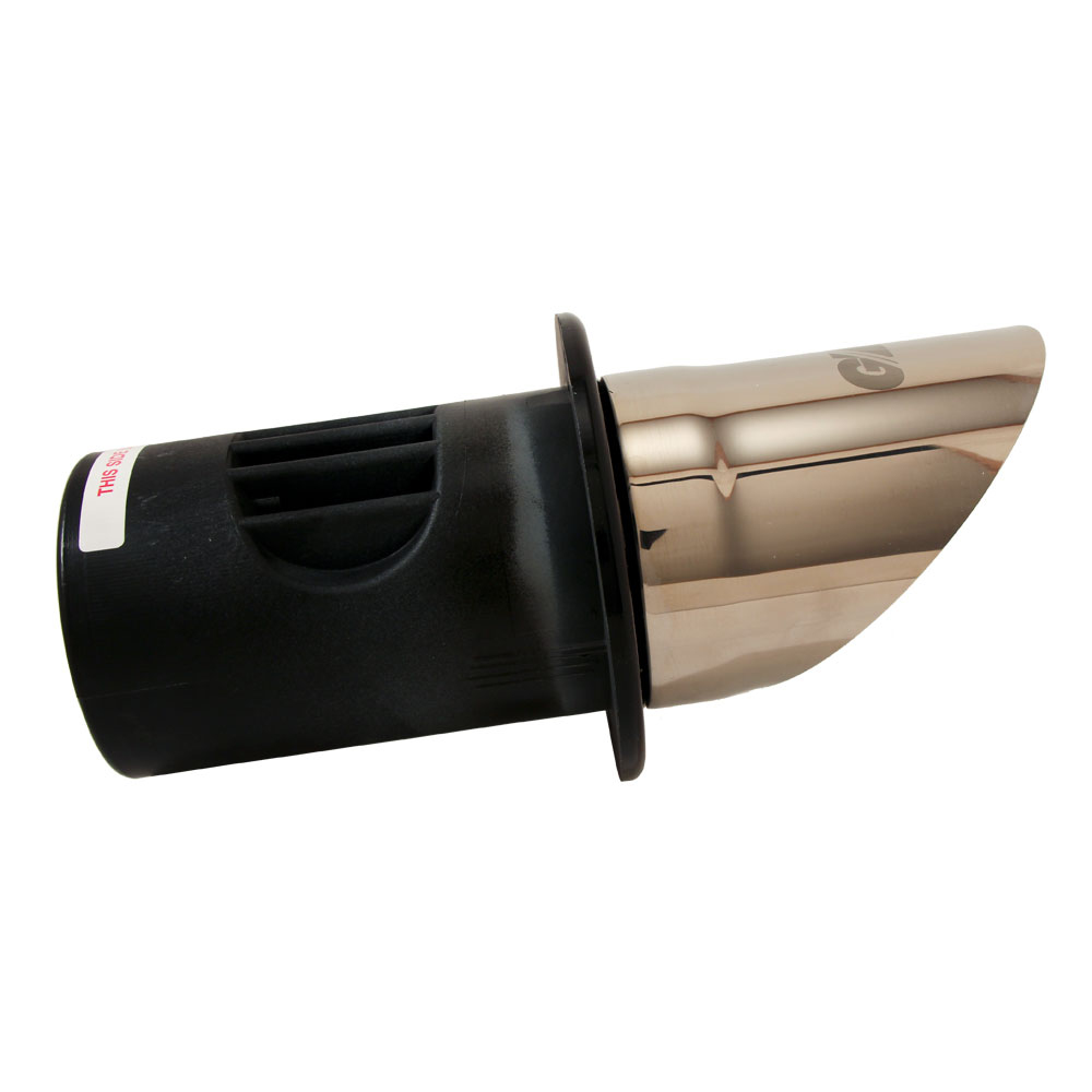 Gil Custom Composite Exhaust Tip with Angle Cut Stainless Steel Sleeve