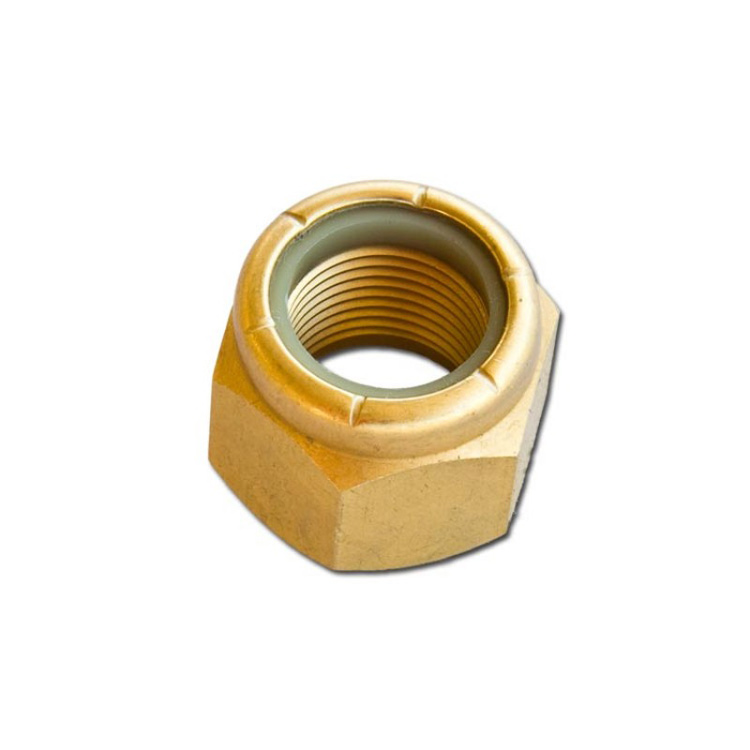 Nut (3/4-16 Nylock, Brass)