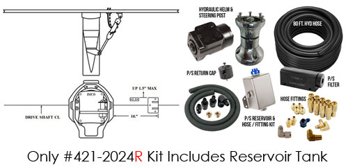 Full Hydraulic TRS 1 Drive 1 Ram Power Steering