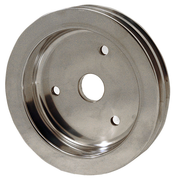 2- Groove Billet Crankshaft Pulley For Big Block Chevy