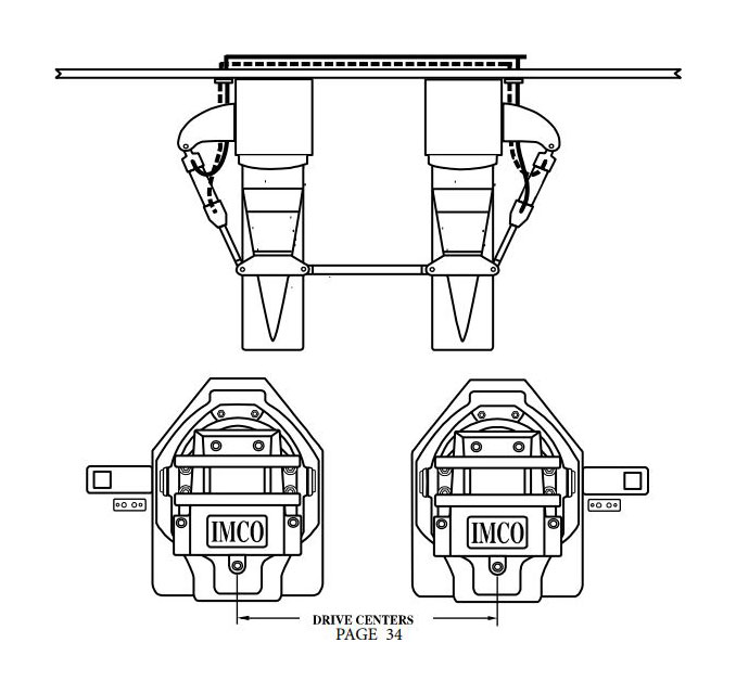 Steer Kit 2 Bravos, 2 Rams Out, V-Bot, E-Boxes, Straight Back, Black