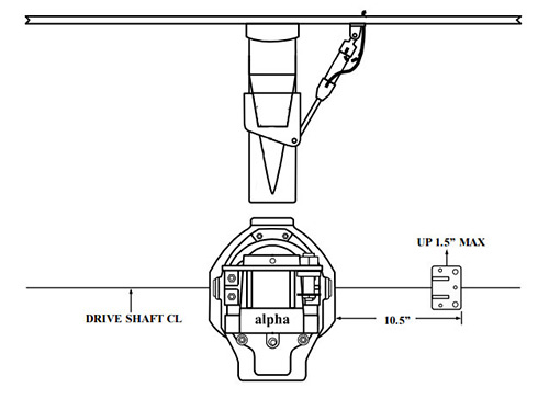 Alpha Single Ram Power Steering - Standard