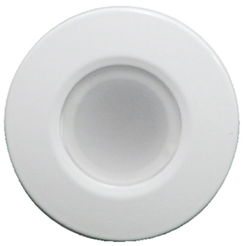 Lumitec Orbit Flush Mount Down Light, White Bezel, White/Blue/Red/Purple Light