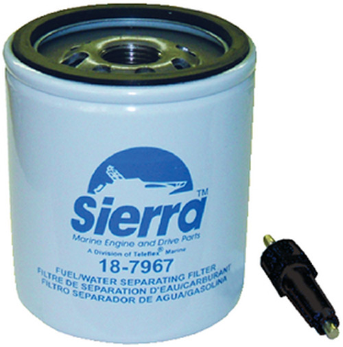Sierra Mercury Fuel Water Separator Filter With Sensor