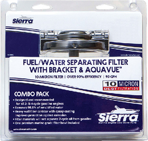 UNIVERSAL FUEL/WATER SEPARATOR (SIERRA) - Fuel / Water Separator Bonus Pack
