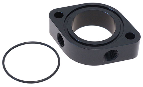 1" Thick Billet Aluminum Water Outlet Spacer