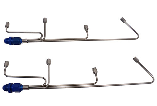 Replacement Header Lines for Chevy / Ford 9000 Series Jet Water Injected Headers