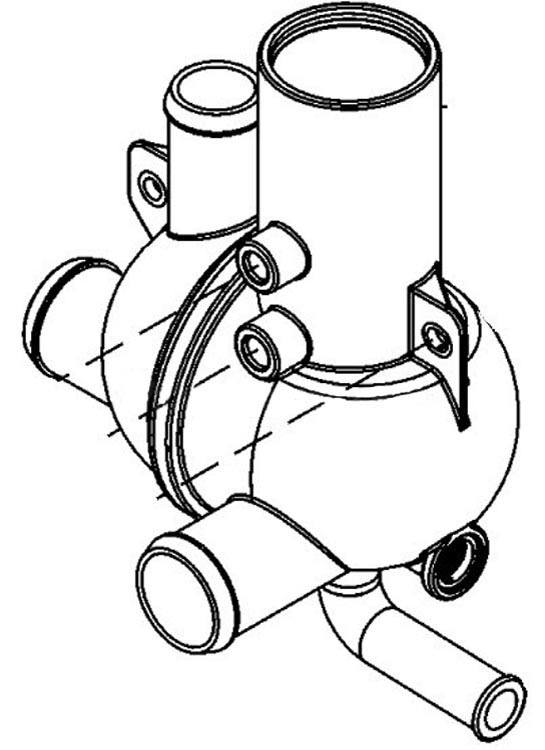 HOUSING ASSY Mercruiser 863802T2