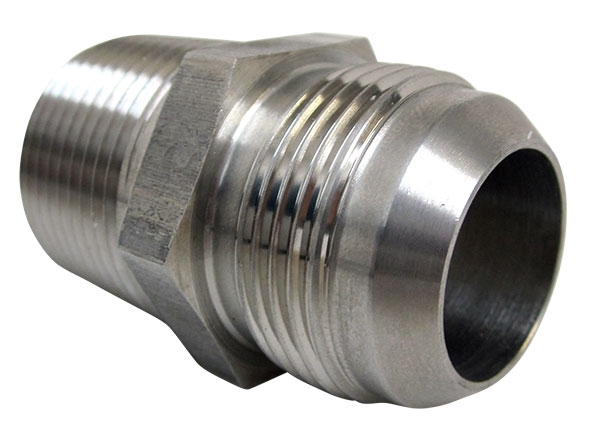 Custom Handcrafted Stainless Fitting 1" NPT To 1-1/4" Straight