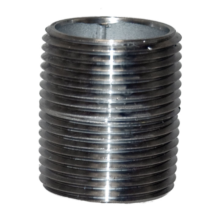 Cast Stainless Fitting Male 1-1/4" NPT To Male 1-1/4" NPT