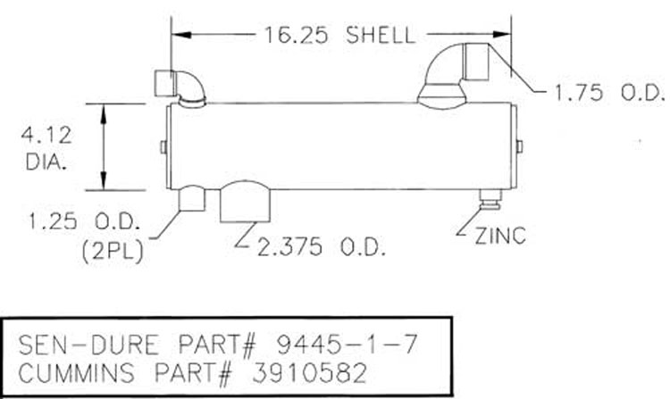 Cummins Heat Exchanger