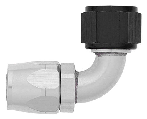 Ti-Tech 90 Degree Non-Swivel AN Hose End