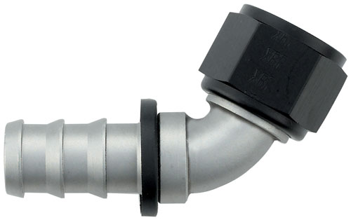 Ti-Tech 60 Degree Push-On Hose End