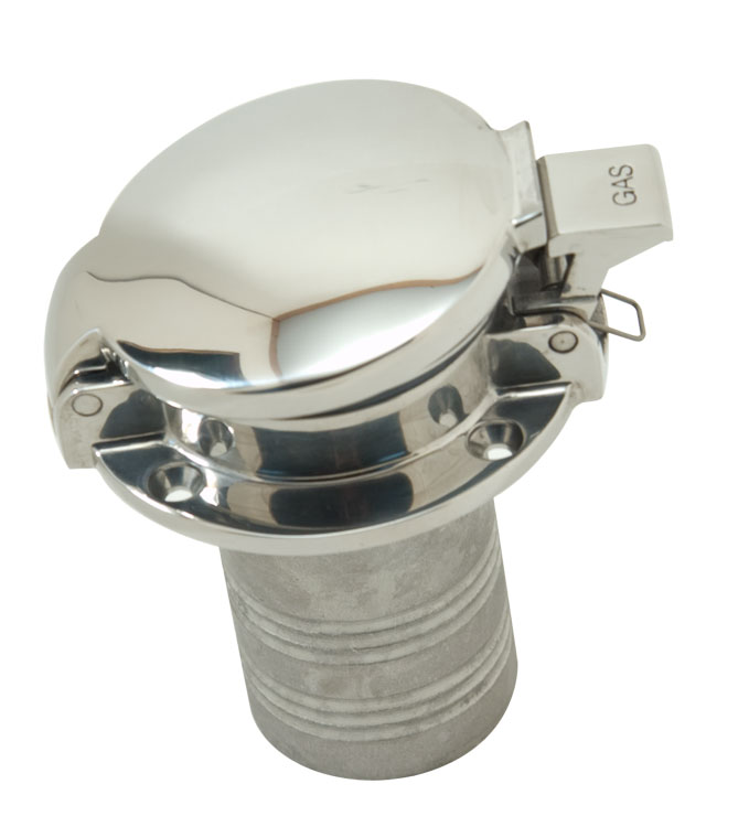 2" Stainless Steel FlipTop Fuel Fill Hardin Marine