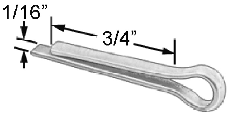 1/16" x 3/4" Cotter Pin - Stainless