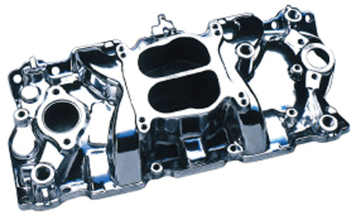 Small Block Chevy '57-'95 Satin Intake Manifolds