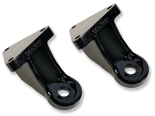 Polished Aluminum Engine Block Mounts, Pair