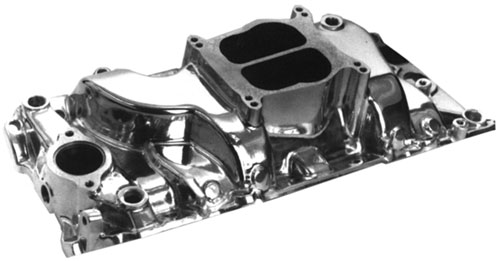 SE Sport Dual Plane Big Block Chevy Oval Port Intake Manifold - Polished