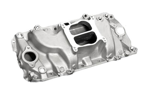 SE Sport Dual Plane Big Block Chevy Oval Port Intake Manifold - Satin