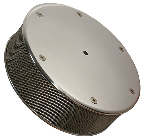 Extreme Custom Billet Flame Arrestor - Single 10" Diameter Holley 4150/4500 or Demon, 3" Tall