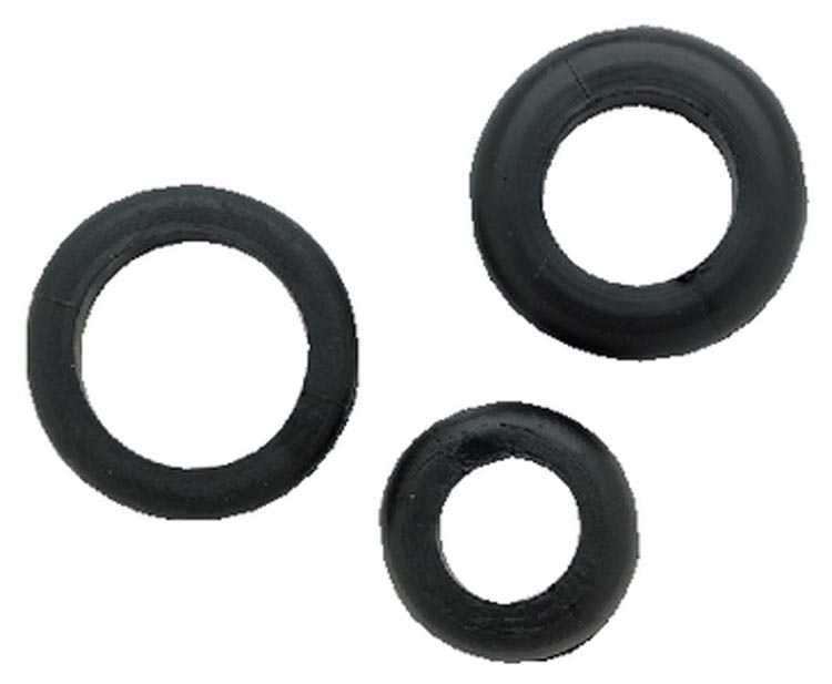 3/8 Black Grommets (5)