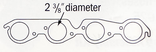 Head to Adapter 2-3/8" Big Tube Gasket