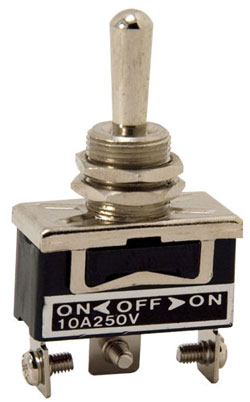 Standard Duty Toggle Switch On/Off/On Single Pole