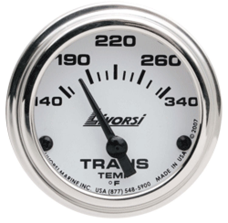 Livorsi Transmission Temperature Gauge 140-340F Industrial 2-1/16"