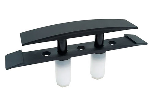 8” Black Anodized Pull-Up Billet Aluminum Cleat