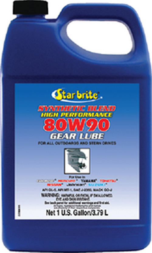 Synthetic 80W 90 Lower Unit Gear Lube, 1 Gal.