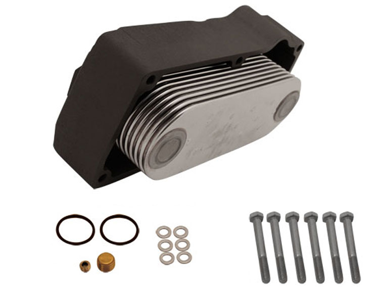 13 Plate Stainless Steel Oil Cooler Kit (Stbd)