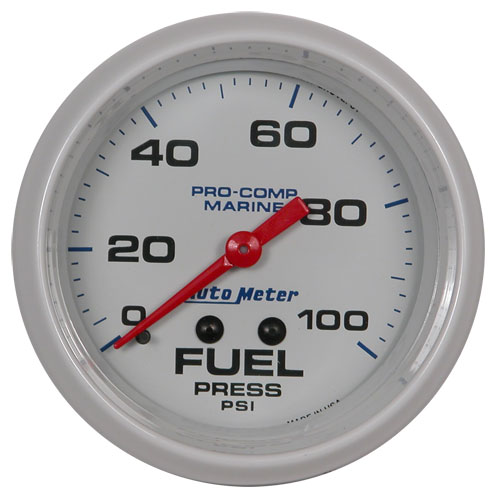 Autometer 2-5/8" Fuel Pressure Gauge 0-100PSI