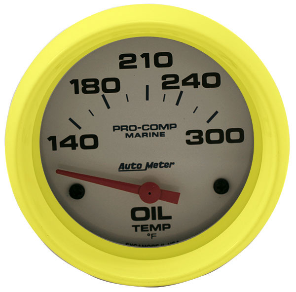 Autometer 2-5/8" Electric Oil Temperature 140-340F