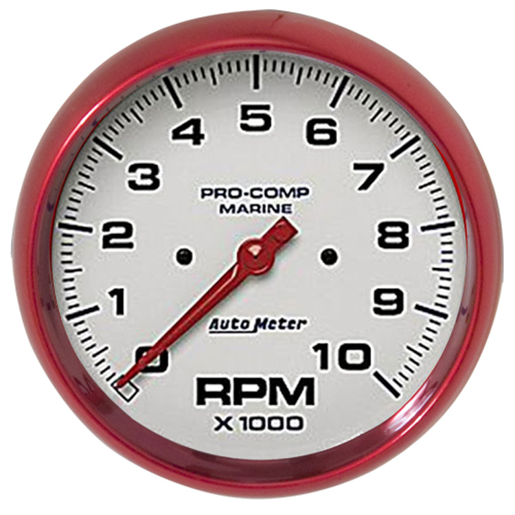 5" Autometer 10000 RPM Tachometer Gauge - Custom Colored Rim