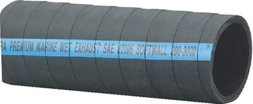 Softwall Exhaust/Water Hose, 5/8" x 12 1/2'