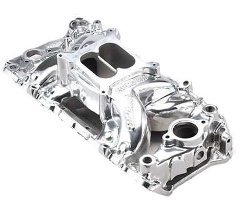 Big Block Chevy Oval Port Polished RPM Air-Gap Manifold