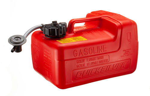 8M0045692 Portable Marine Boat Fuel Tank with Fuel Demand Valve, 3.2-Gallon Capacity