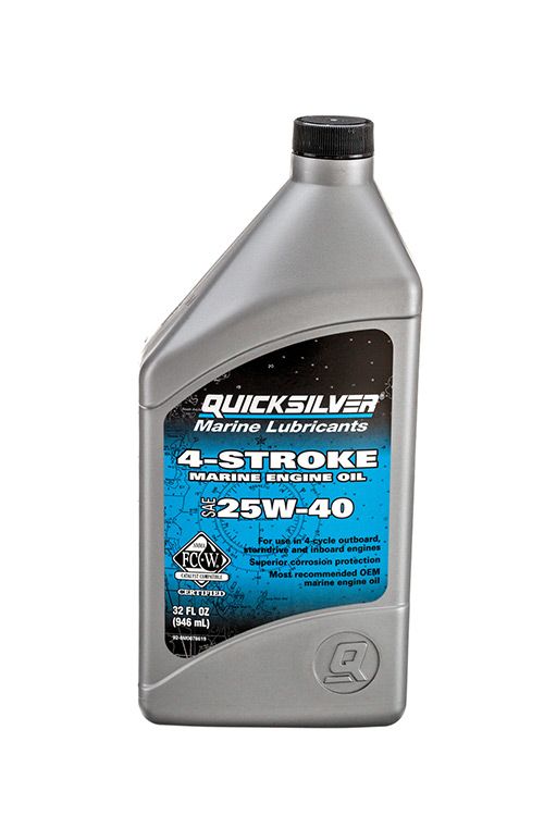 8M0078619 FC-W 4-Stroke 25W-40 Marine Engine Oil