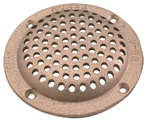 4" Round Bronze Strainer"