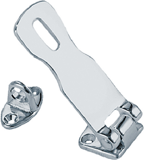 3" Chrome Plated Zinc Hasp"