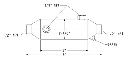 Replacement Oil Cooler M4674-0271-Westerbeke-36650