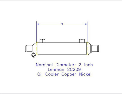 Replacement Oil Cooler MPC-2C207-Lehman