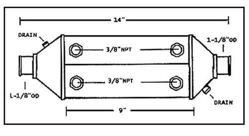 Replacement Oil Cooler MPC-NA-000228-Perkins-NA-000228