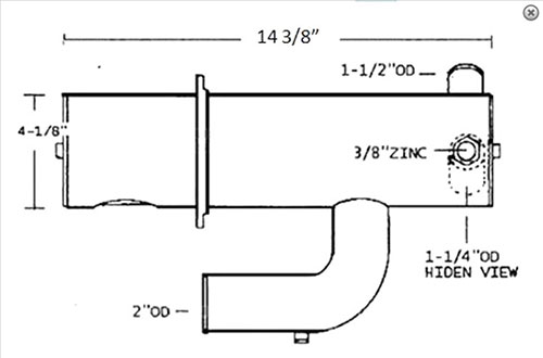 Heat Exchanger MPC-NA-004490-Perkins-NA-004490