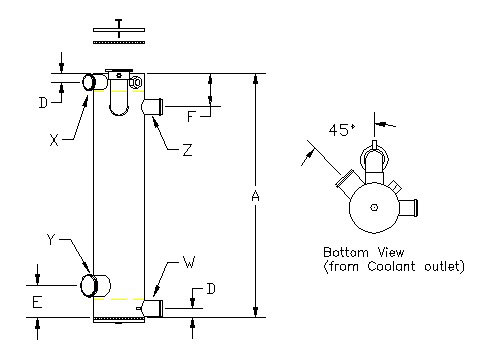 Vertical, size:5 x 24, 3237 sq in, copper-nickel tubes