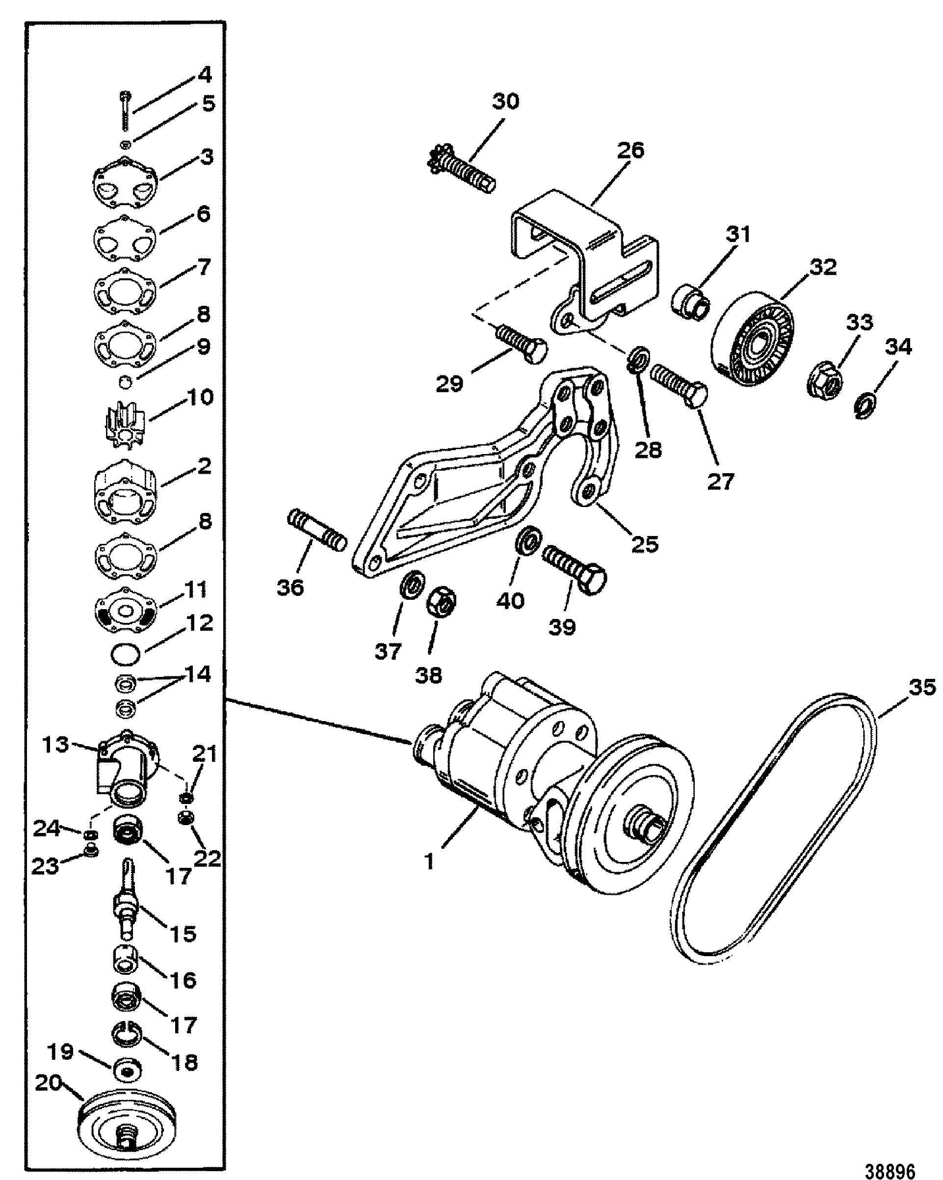 Hardin Marine Sea Water Pump