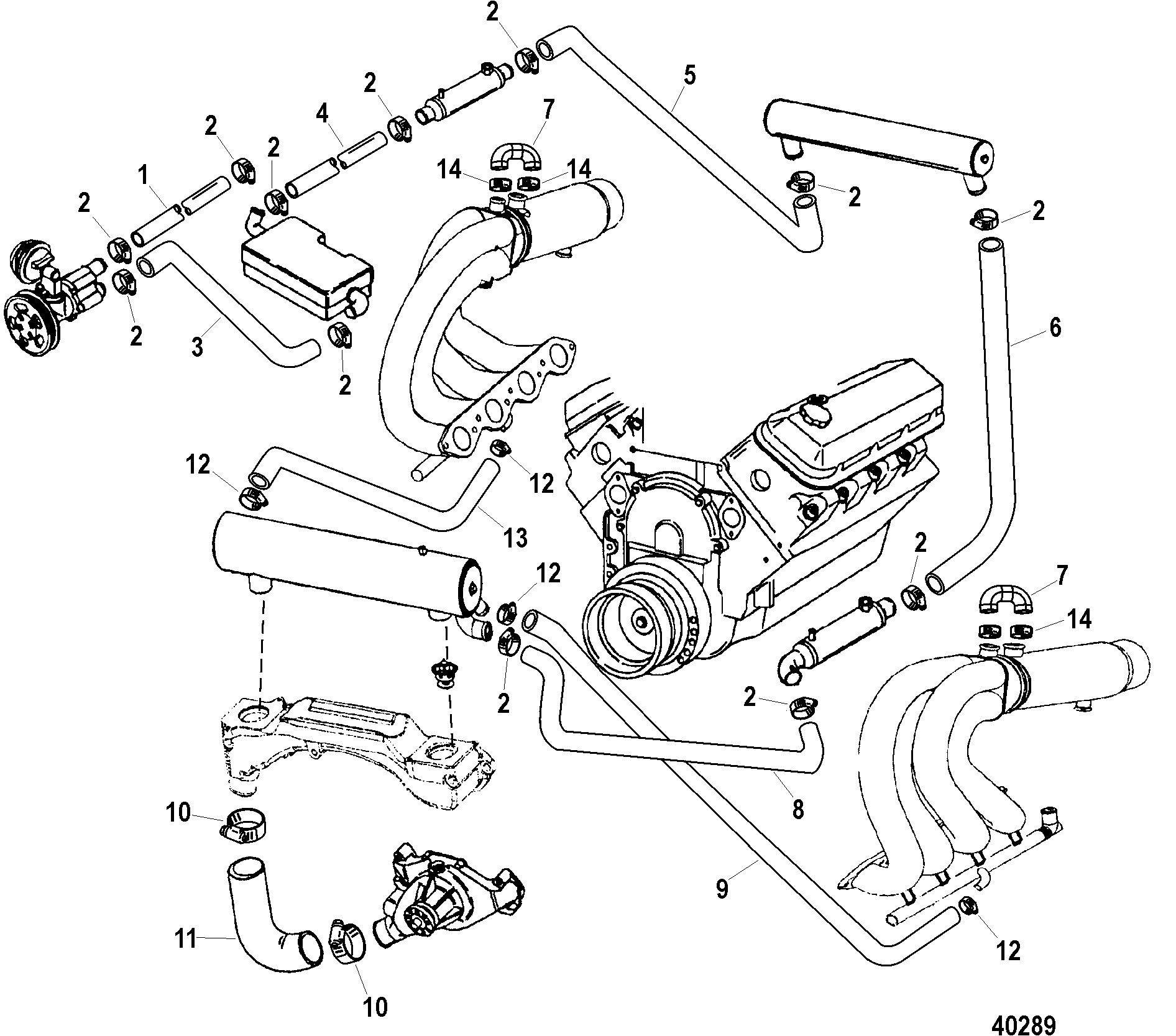 thumbnail image 2 of Univex 1120019 Water Inlet Hose - Commercial Food Service Replacement Part 2 of 3