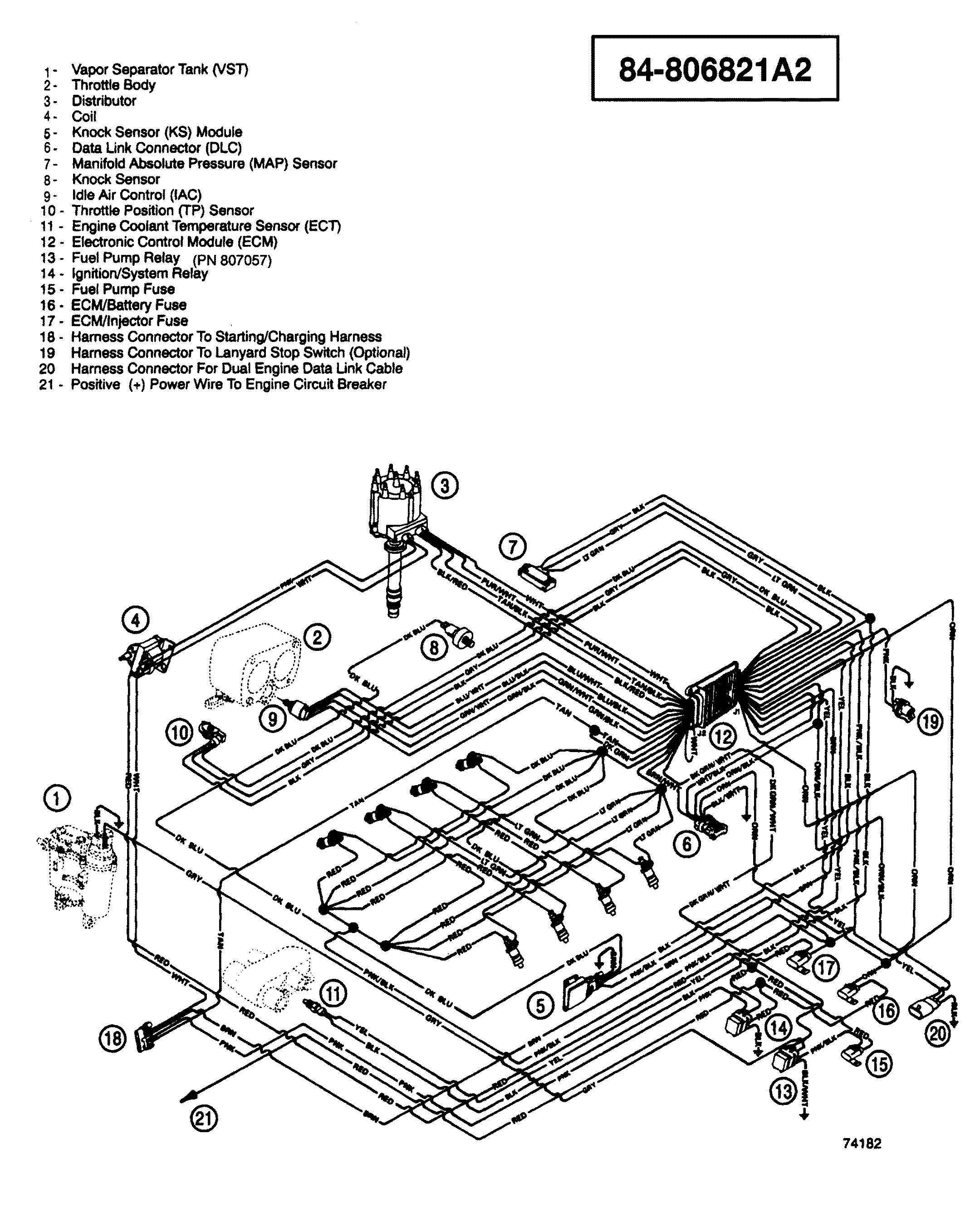 Hardin Marine - Wiring Harness (EFI) (Illustration)